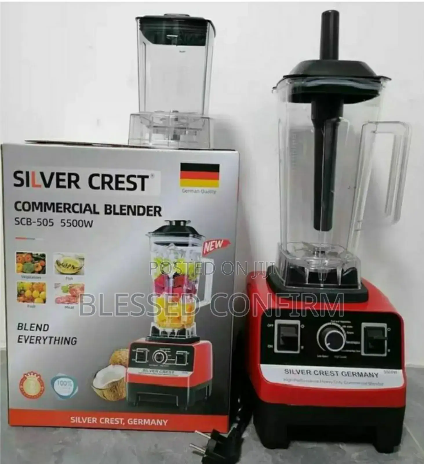 Powerful Silver Crest 2 Liter Blender