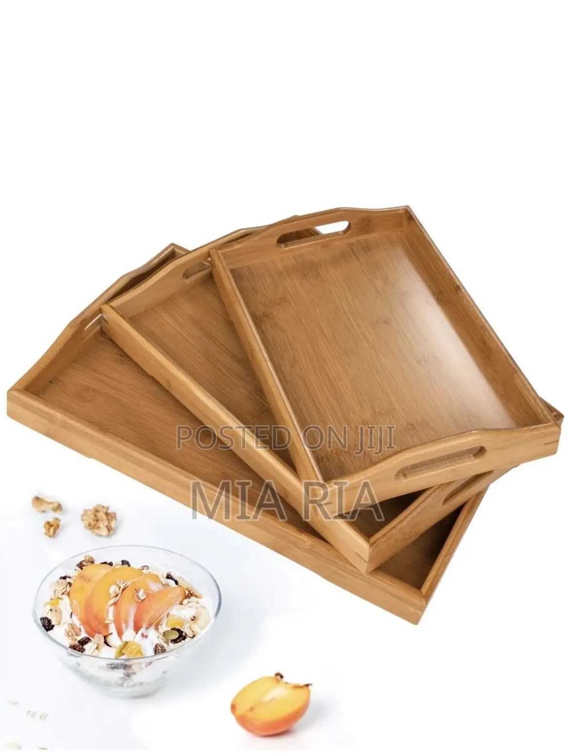 Wooden Set of Trays