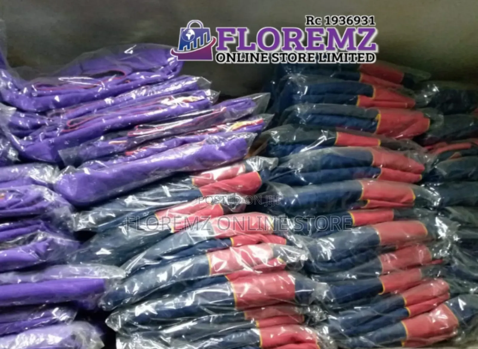 Navy Blue / Red Choir Robes Bulk Rental