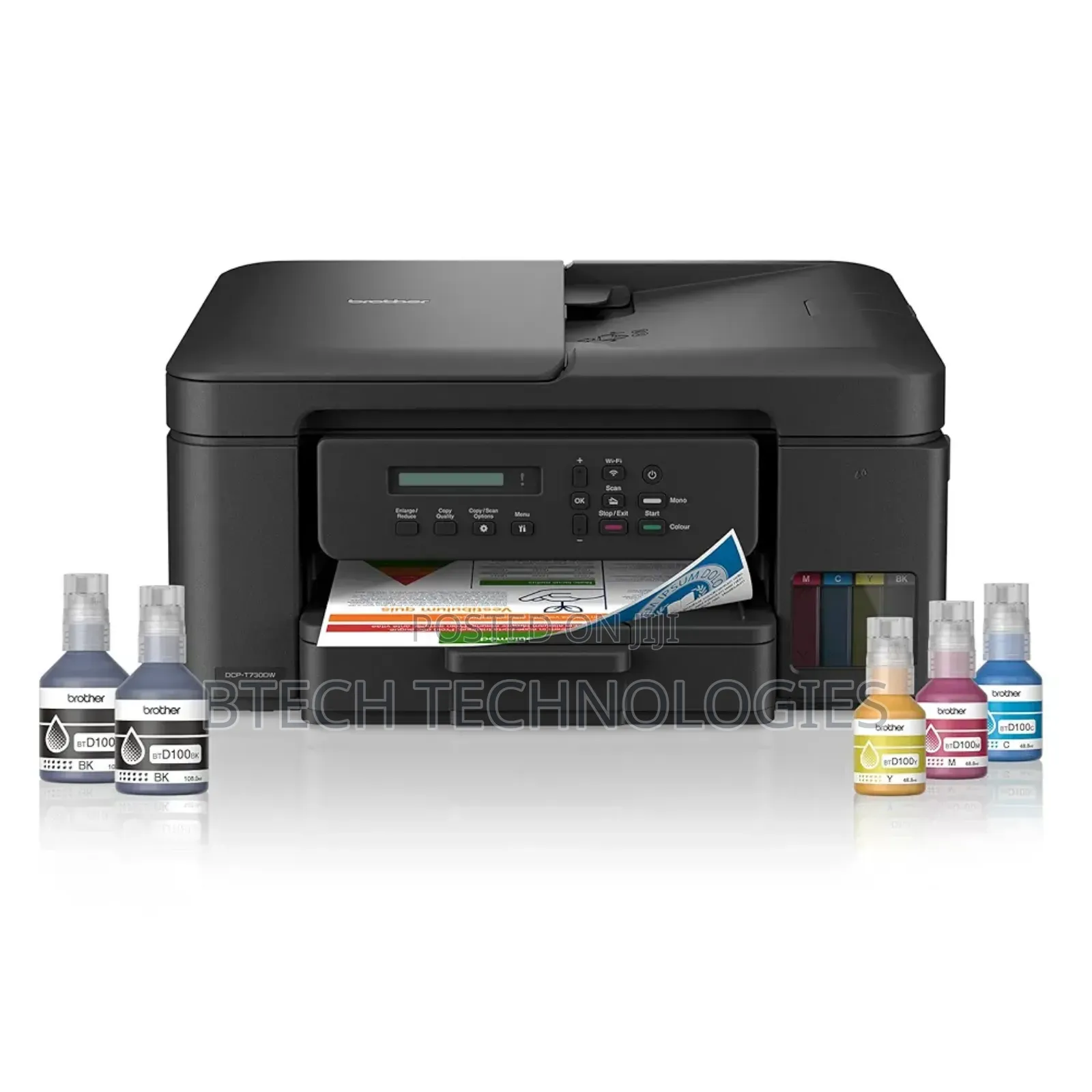 Brother Wireless All in One Ink Tank Printer DCP-T730dw