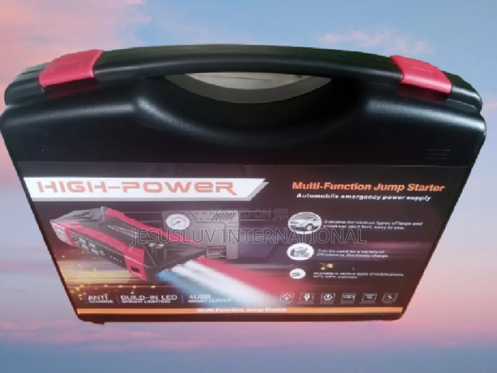 Automotive Jump Starter Battery Booster & Tyre Inflator 12v
