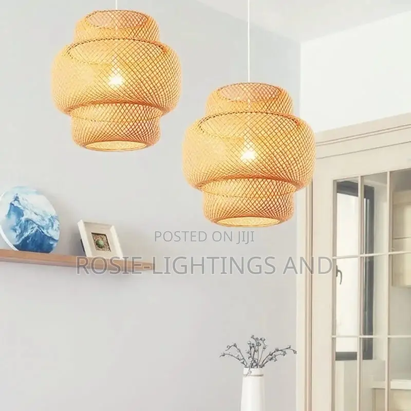 Hand Woven Bamboo Chandelier