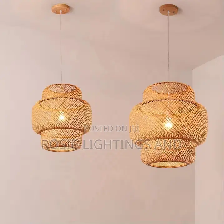 Hand Woven Bamboo Chandelier