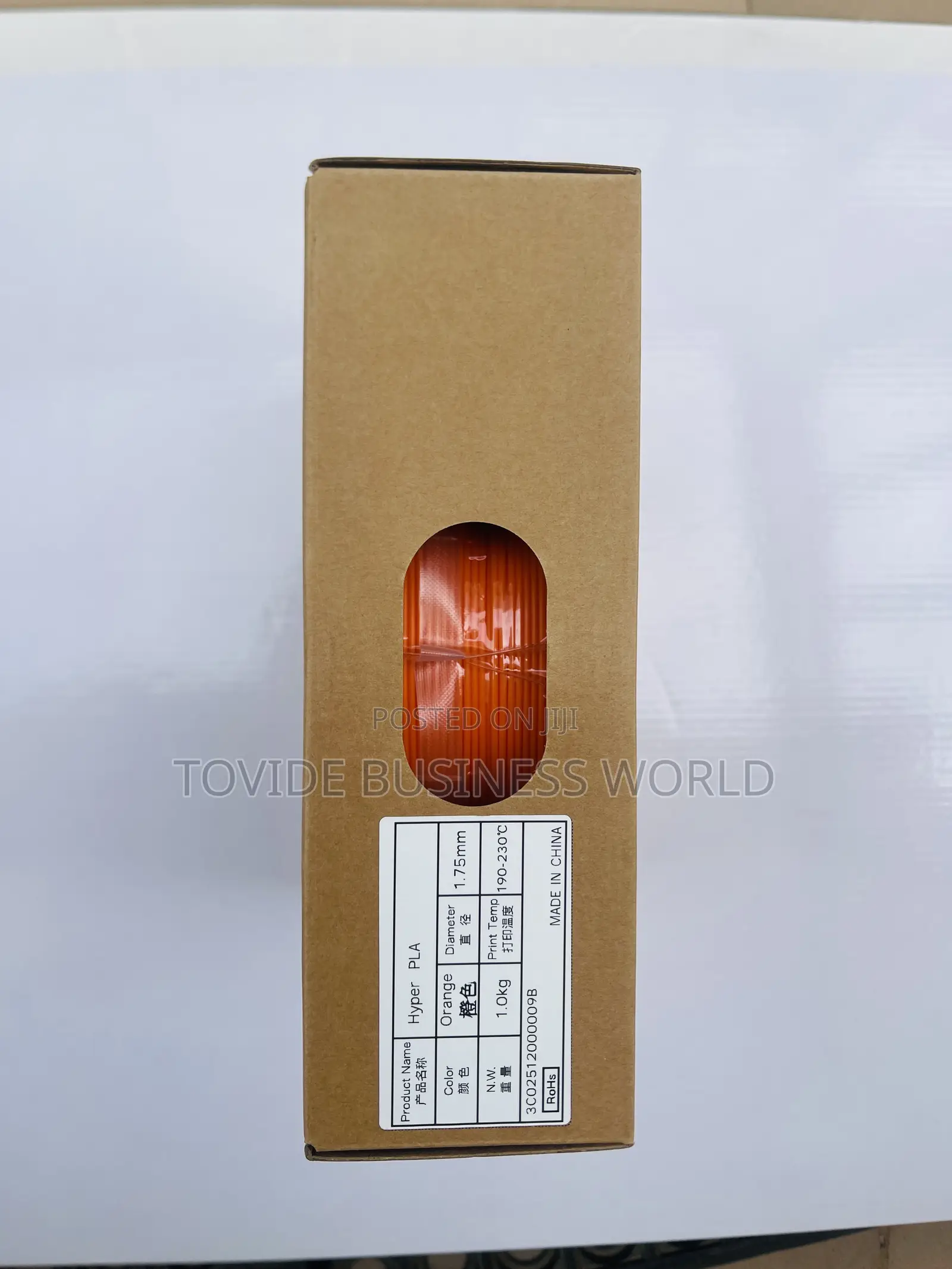 Creality Hyper Pla 3d Orange Filament 1.75mm 1kg