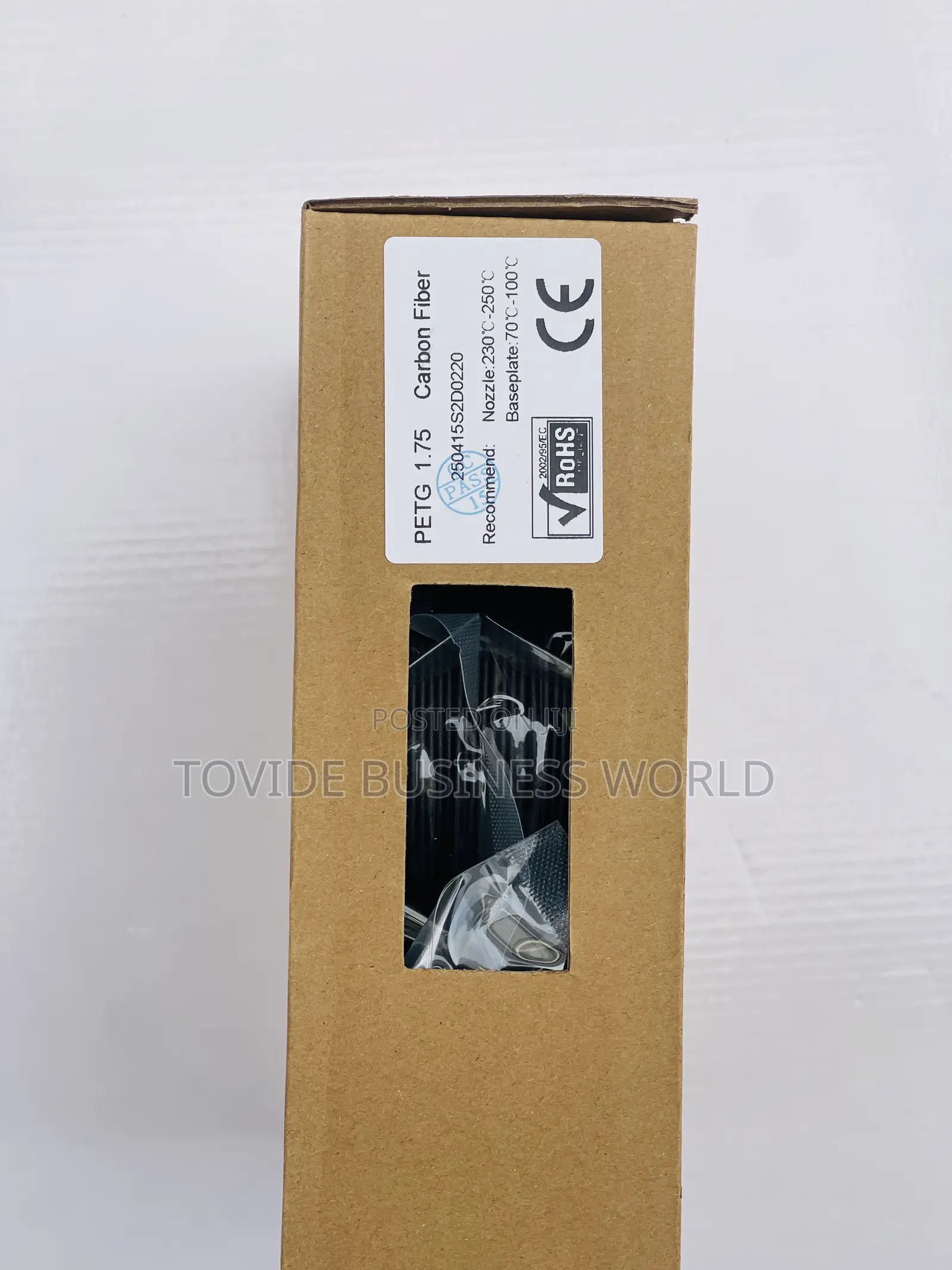 Petg Carbon Fiber Filament 1.75mm 1kg Spool