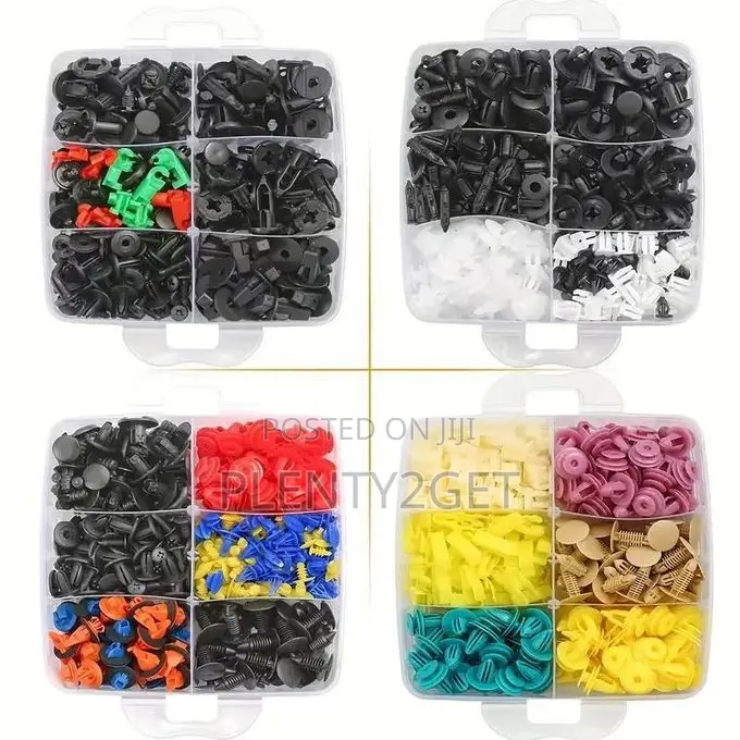 925pcs Boxed Fastener Kit With 32 Types of Bumper Clips Suit