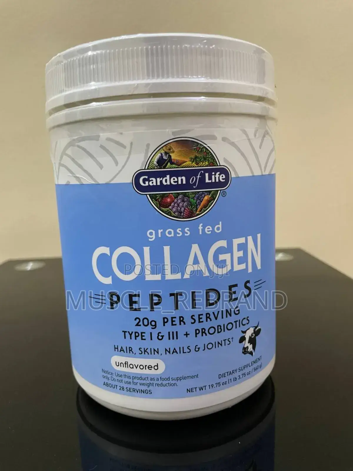 Garden of Life Grass Fed Collagen Peptides Powder