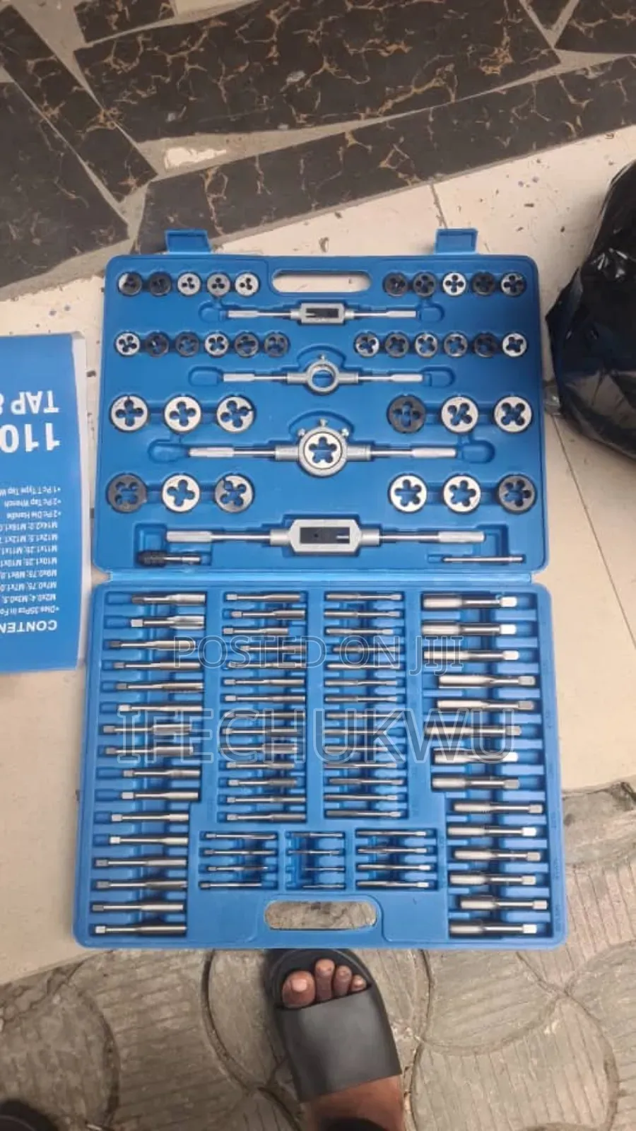 110pcs Tap and Dies Kit