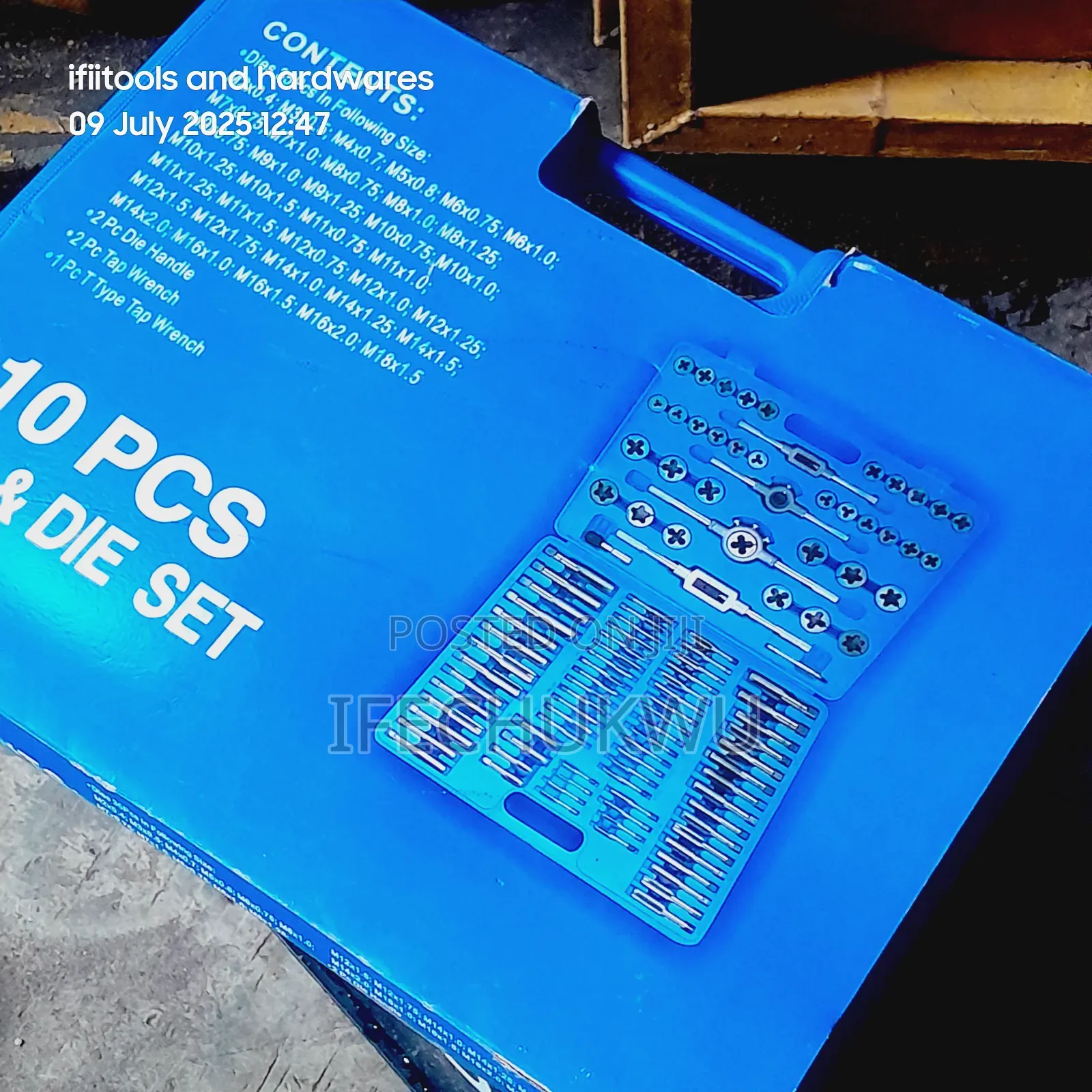 110pcs Tap and Dies Kit