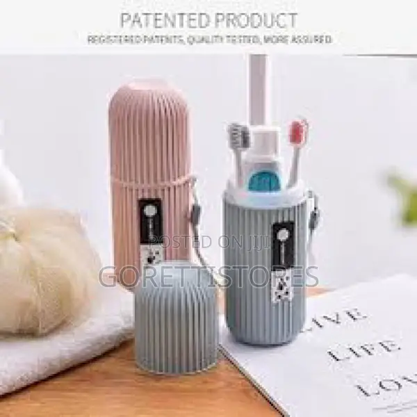 Portable Toothbrush and Toothpaste Holder