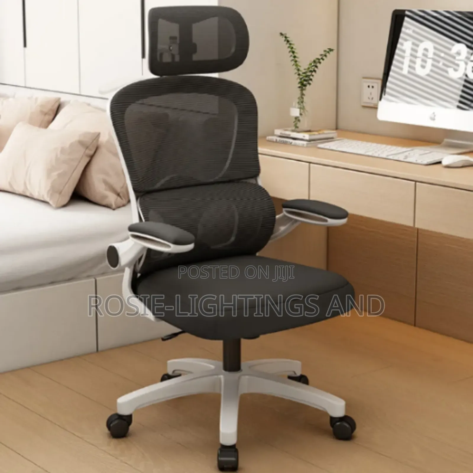 Egornomic Office S8wivel Chair With Flip Armrest