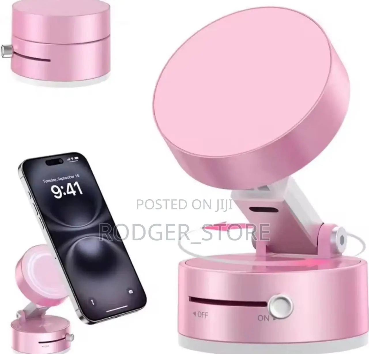 Foldable Car Phone Holder,Vacuum Adsorption Magnetic