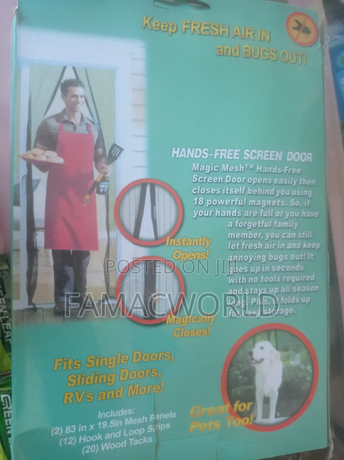 Magnetic Door Net