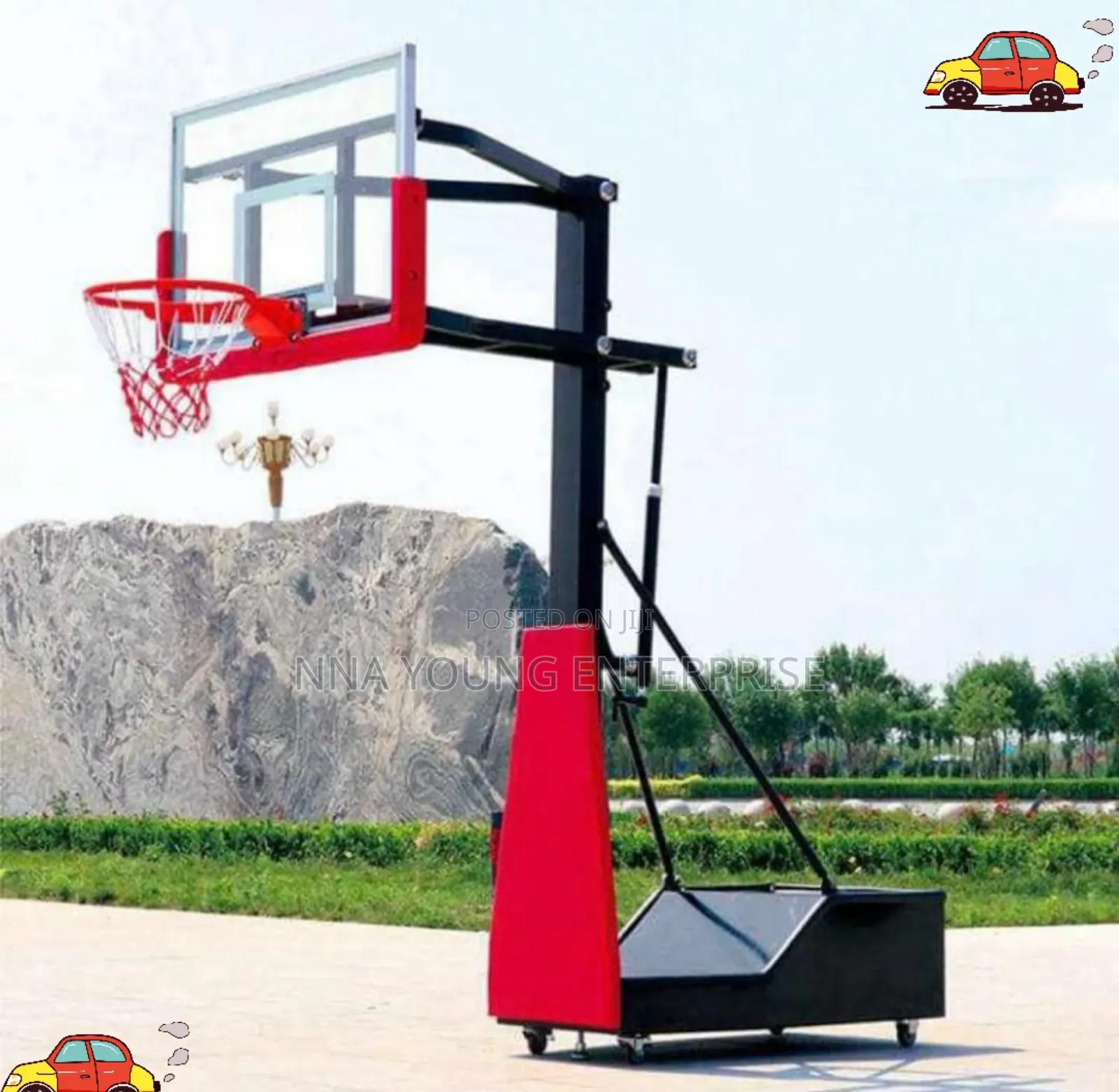 Adjustable Outdoor Basketball Stand