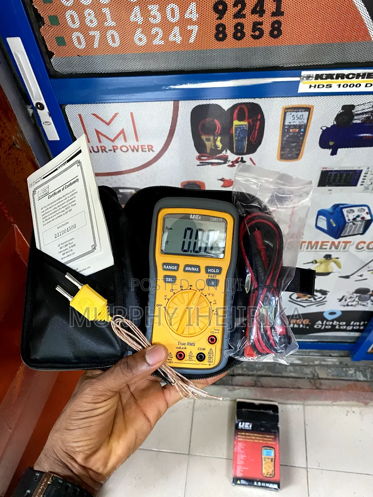 True RMS Multimeter 1000v W/ Temperature Dm515