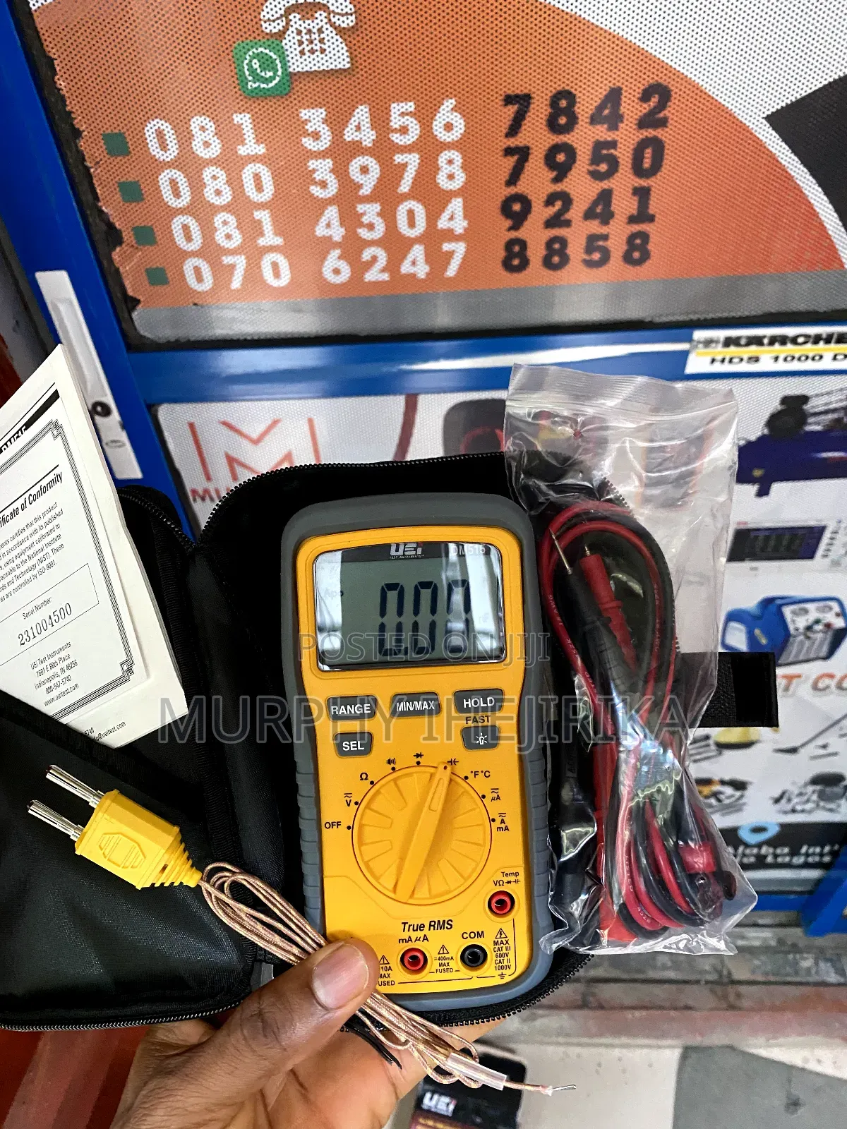 True RMS Multimeter 1000v W/ Temperature Dm515