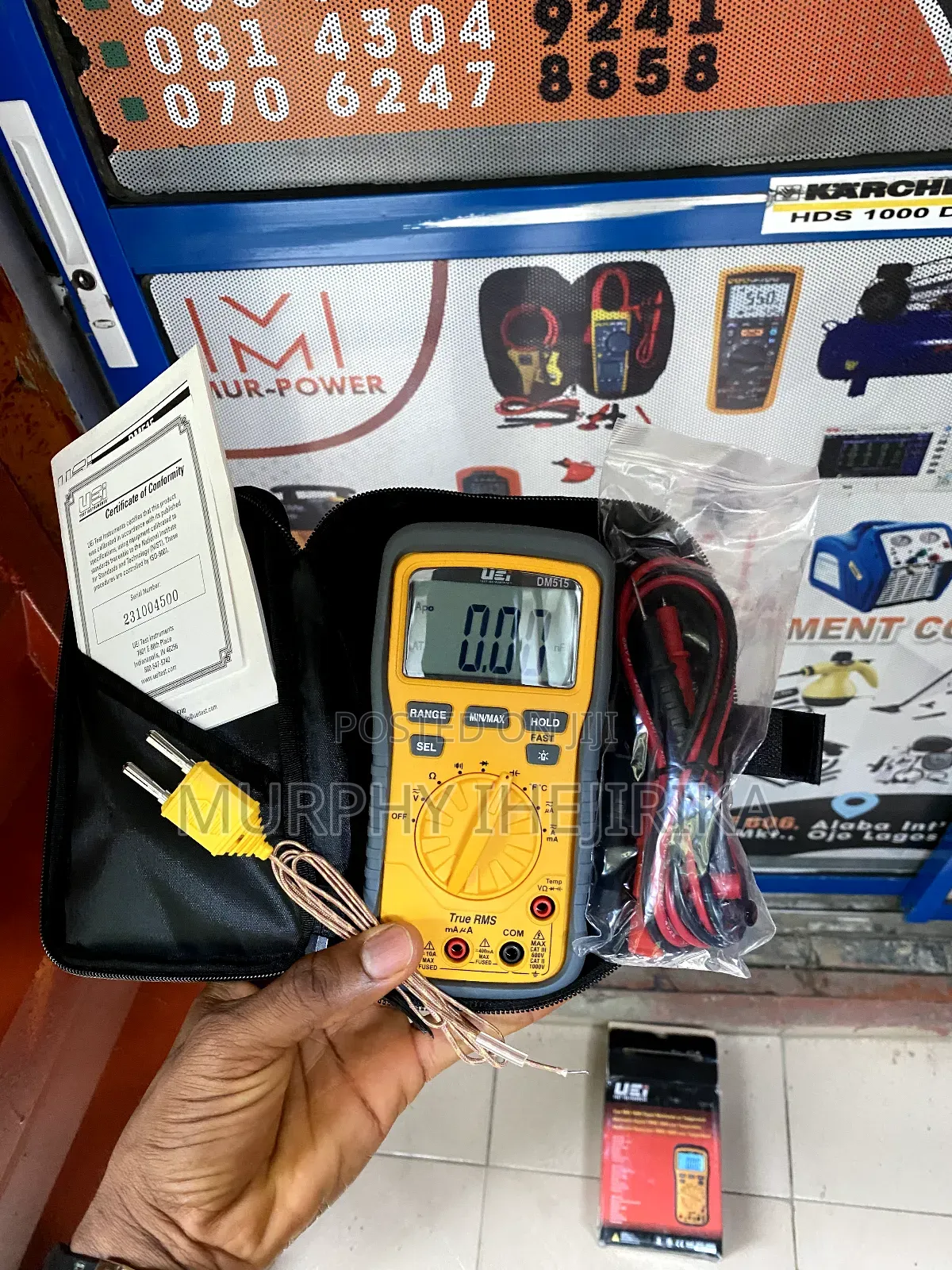 True RMS Multimeter 1000v W/ Temperature Dm515