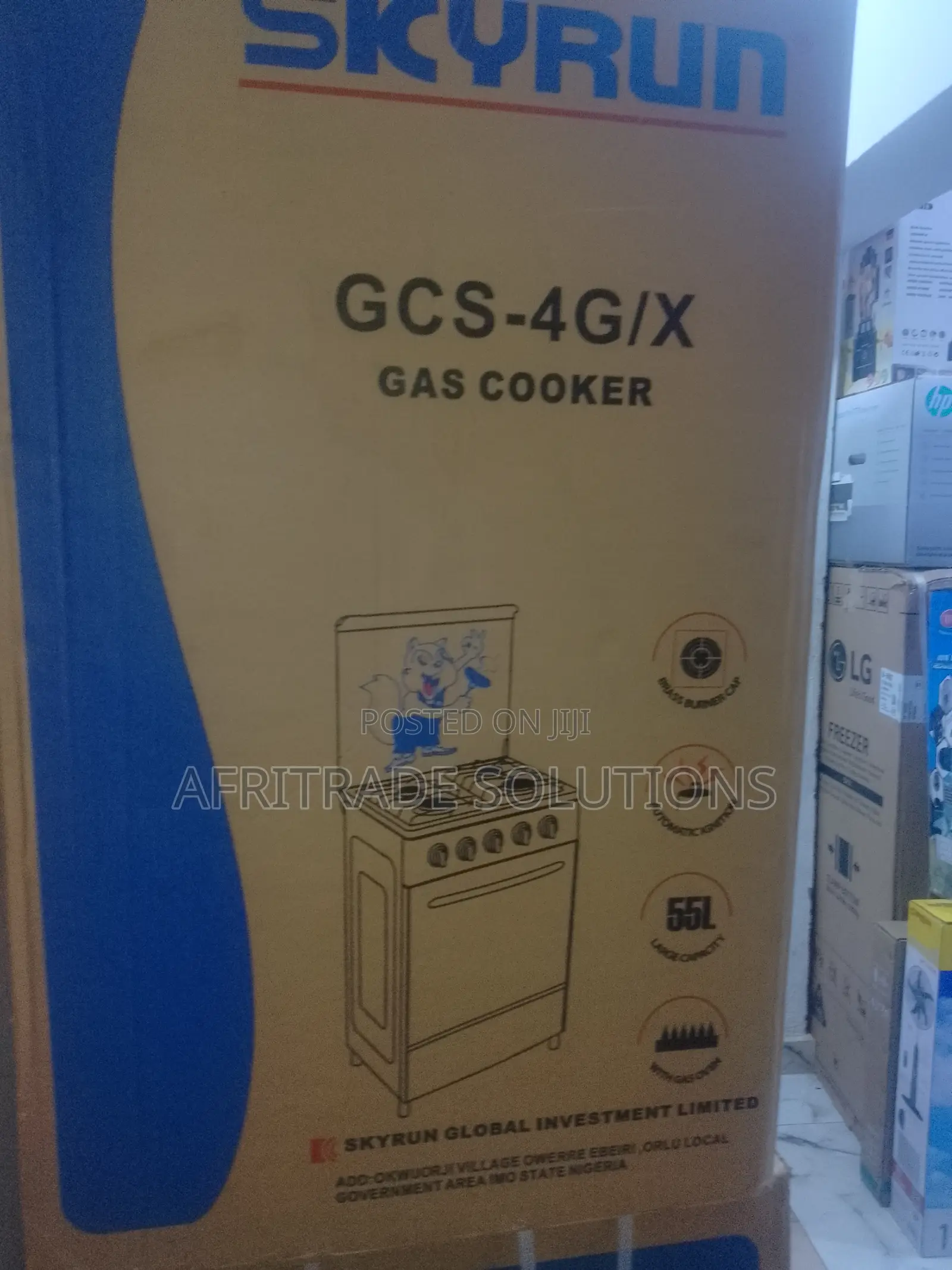 Skyrun GCS-4g/X – 4-Burner With Heat-Resistant Top