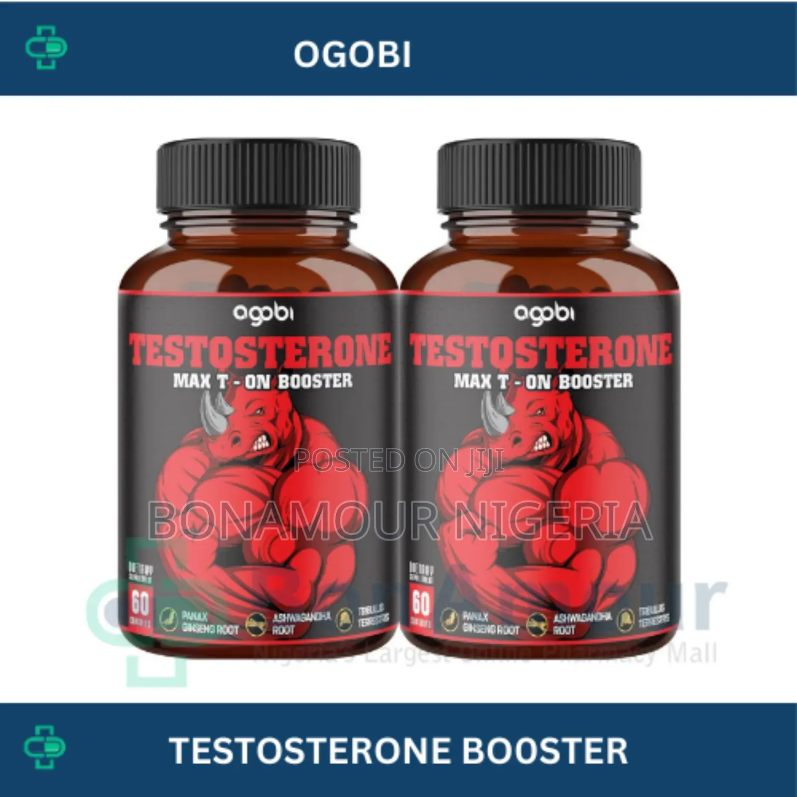 Ogobi Testosterone Max T- On Booster X60 Caps