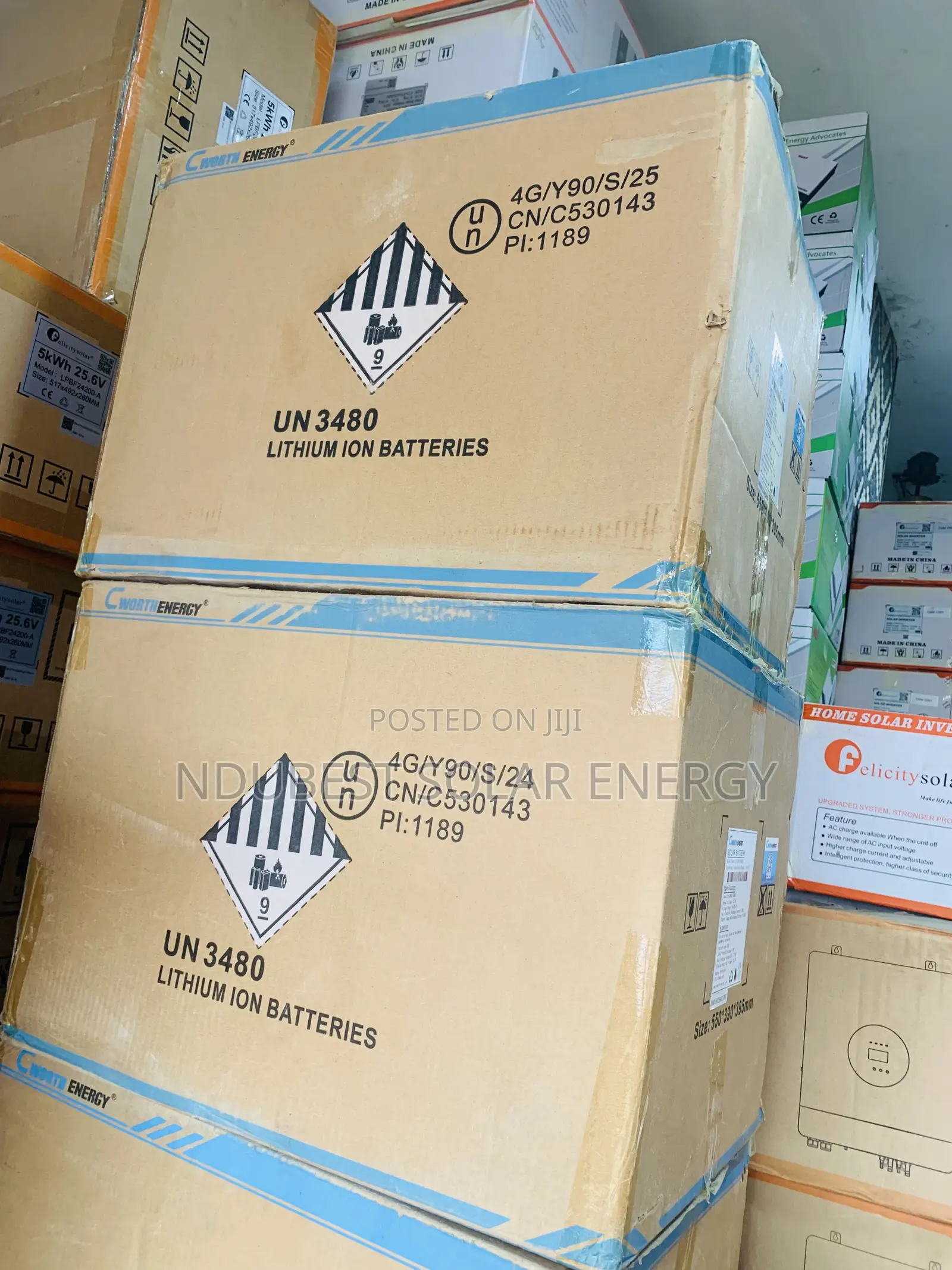 7.5kwh 24v Cworth Lithium Ion Batteries