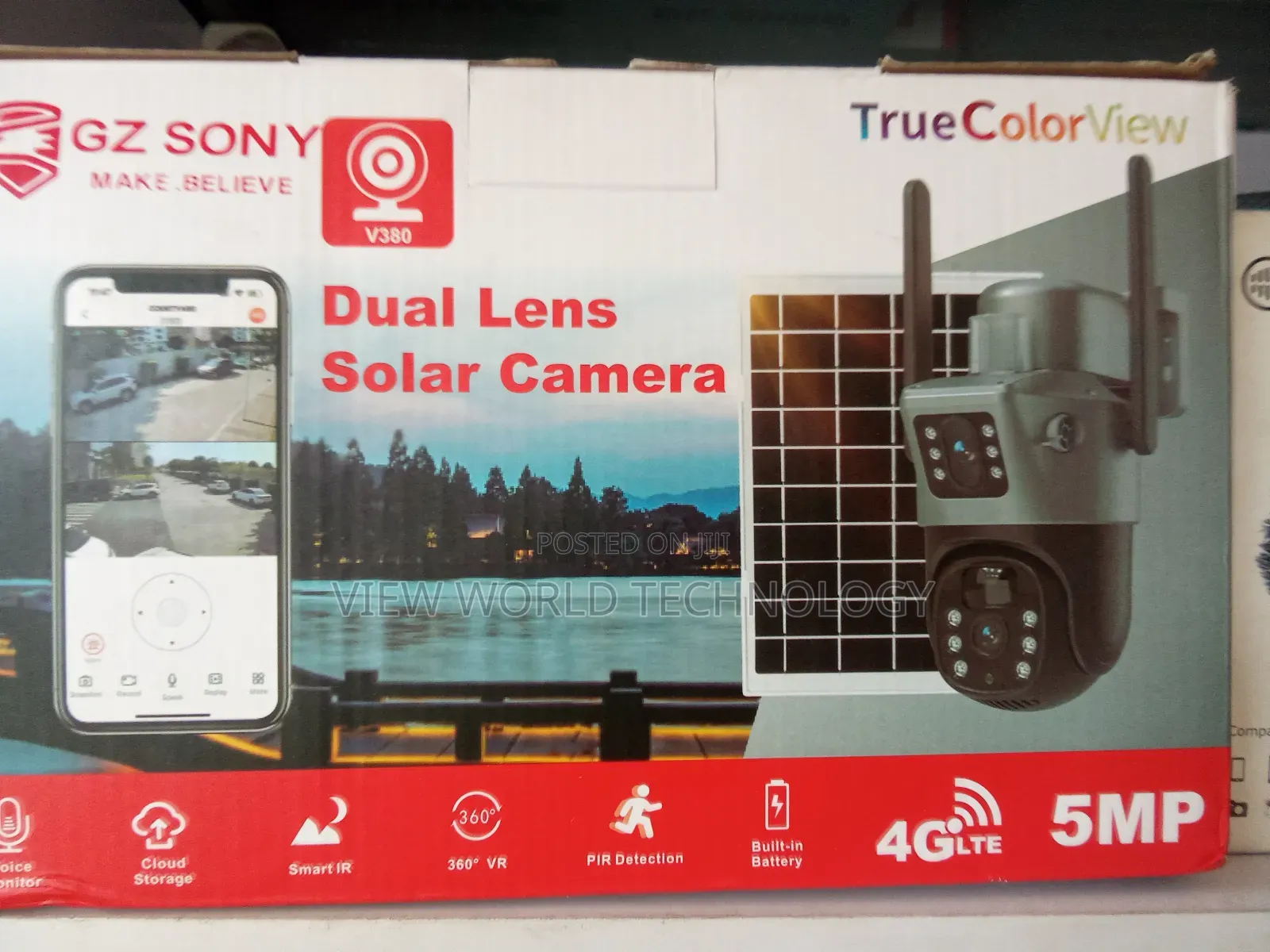 Dual Lens True Color View Solar Camera