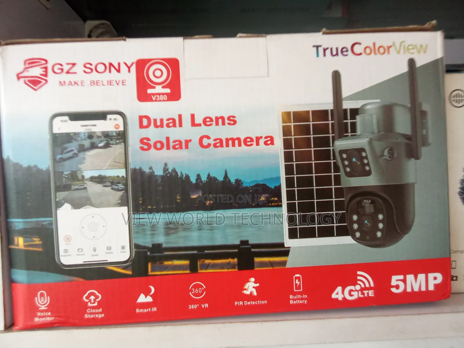 Dual Lens True Color View Solar Camera