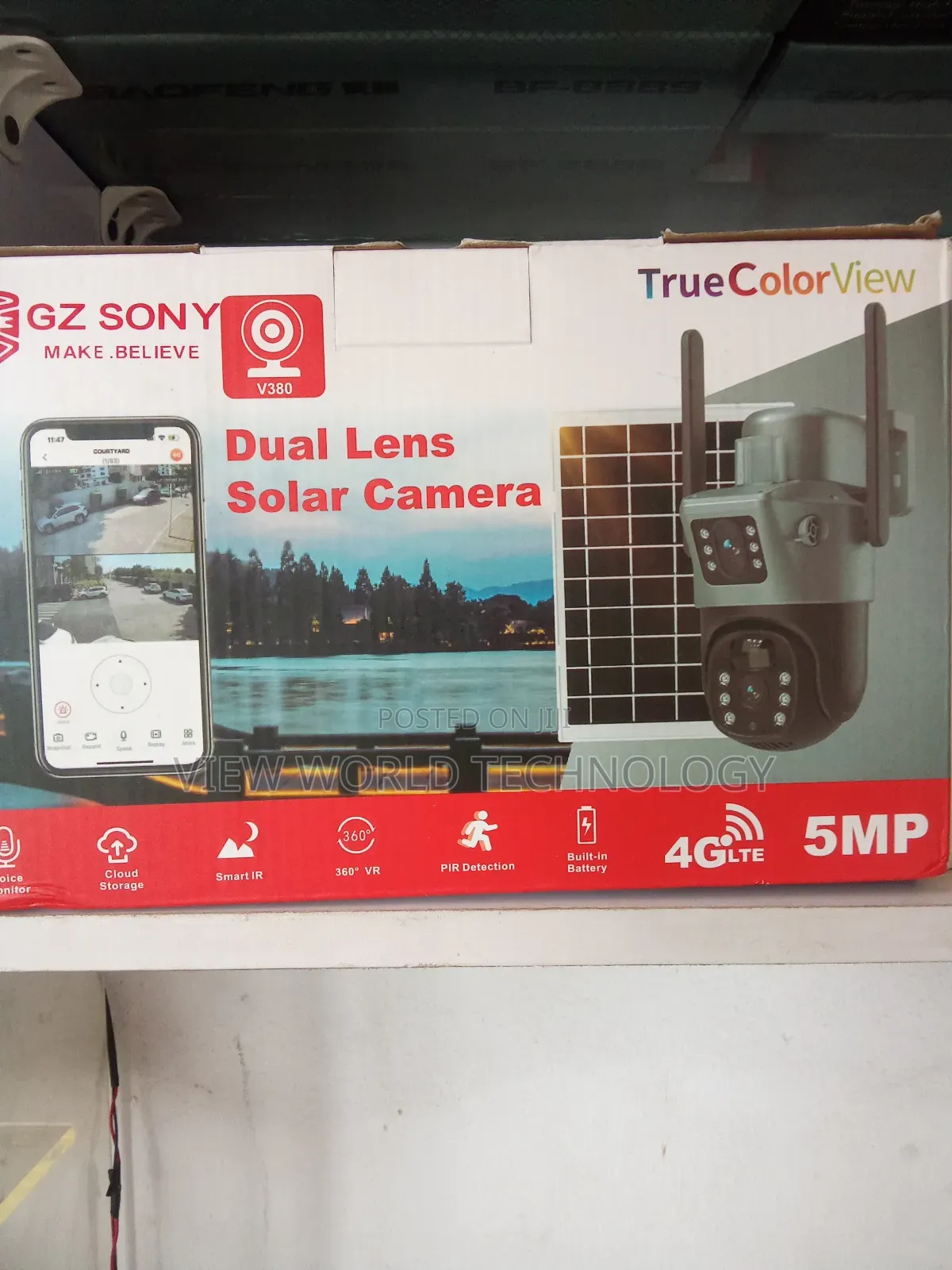 Dual Lens True Color View Solar Camera