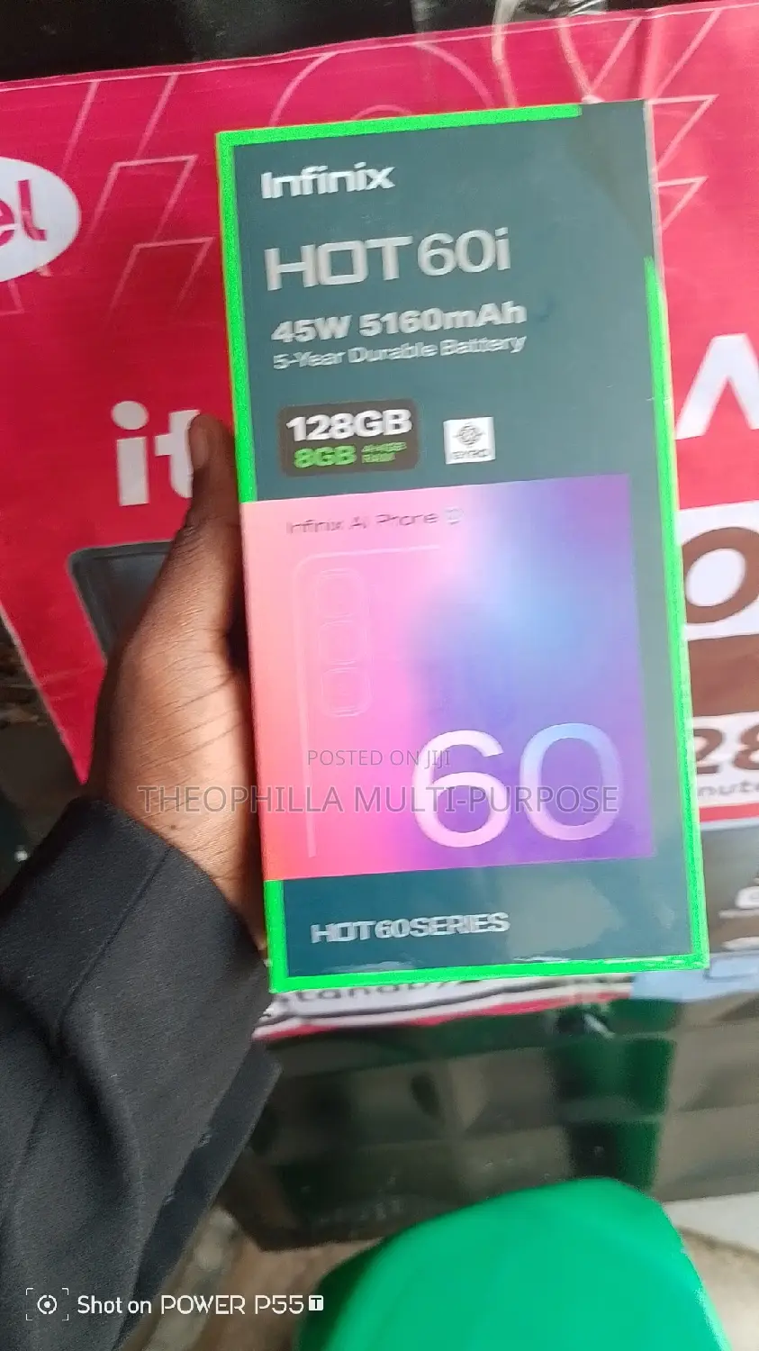 New Infinix Hot 60i 128 GB Gold