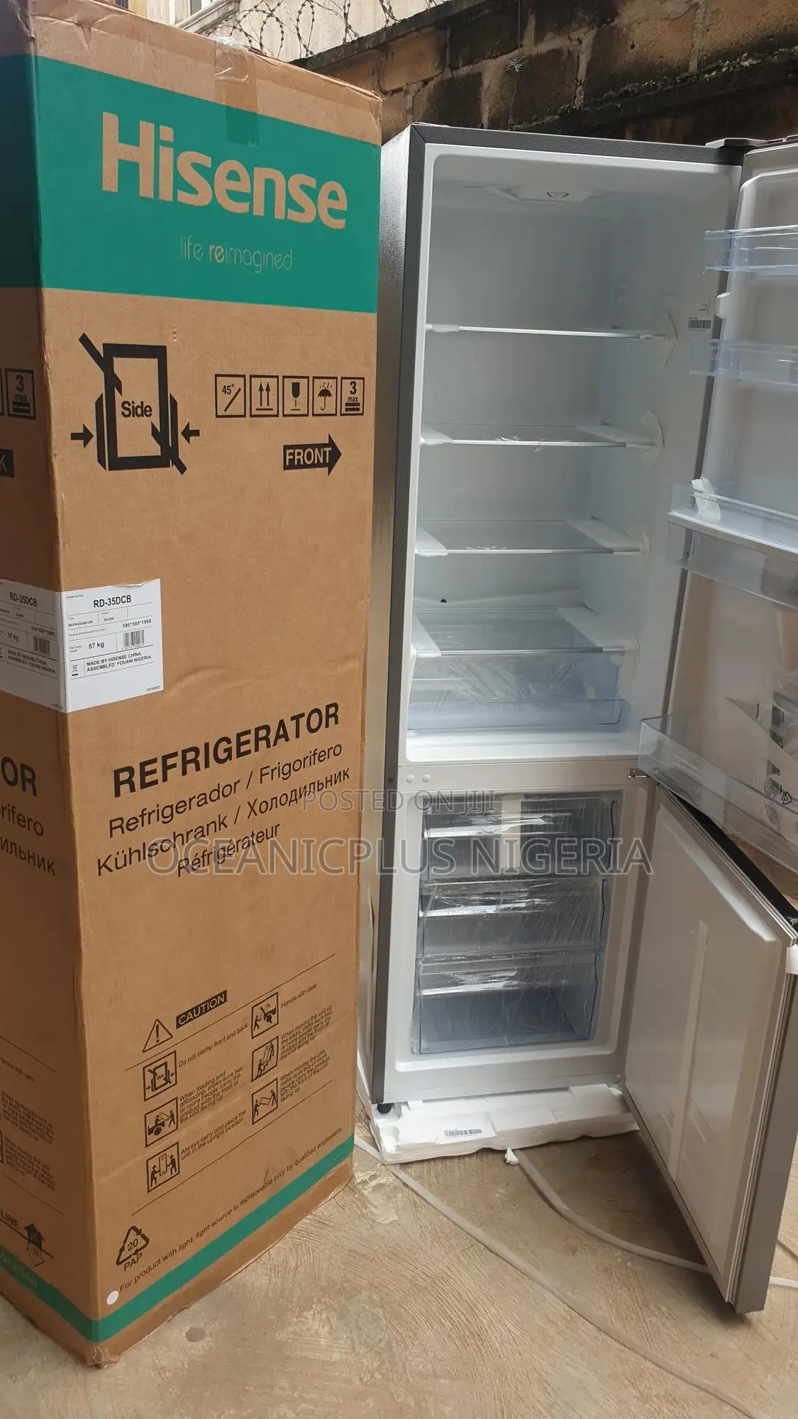 Hisense Icelock 264l Refrigerator Ref-35 Dcb