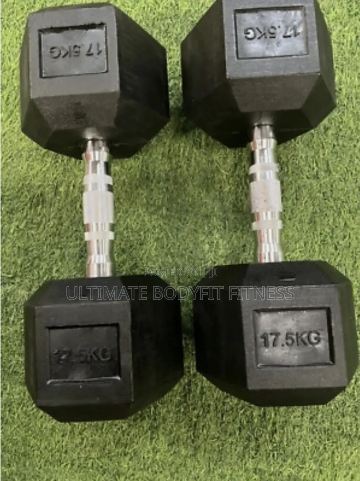 Brand New 17.5kg Hex Dumbbell