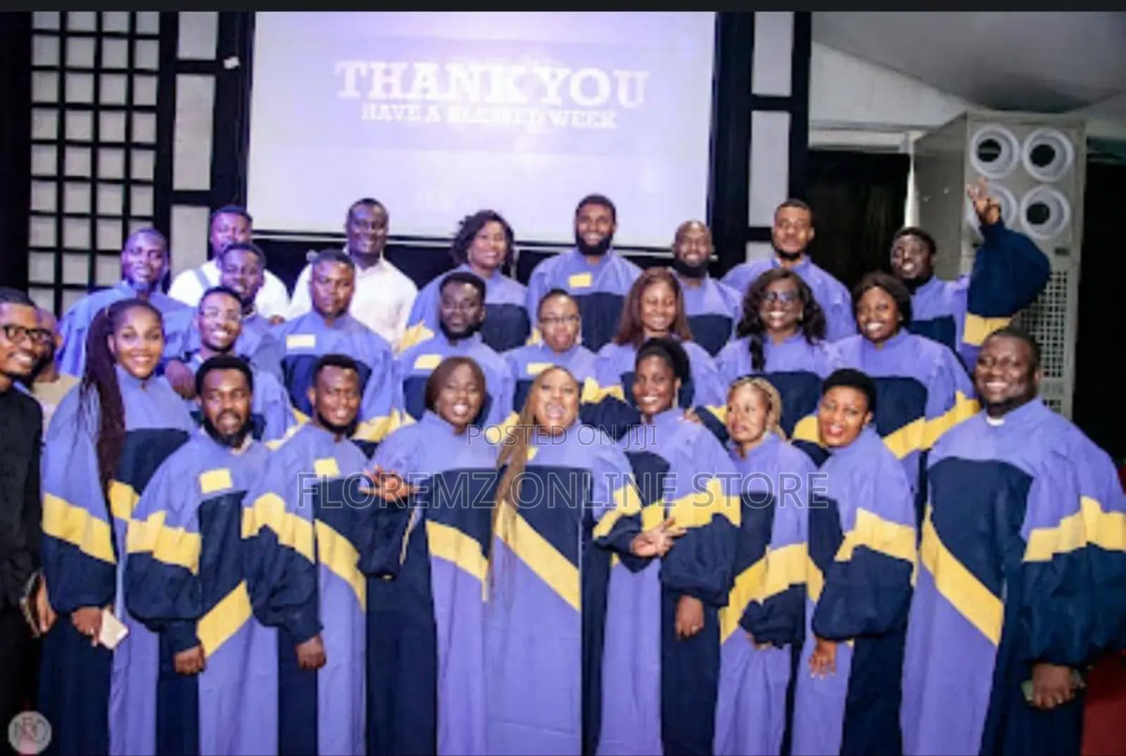 Purple/Navy Blue Choir Robes for Rent