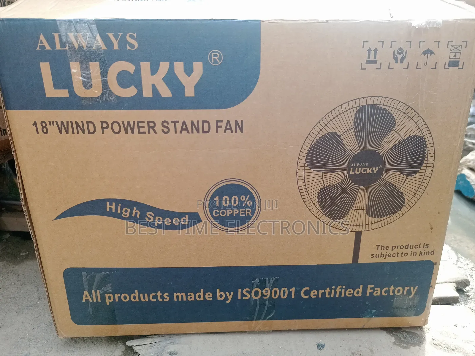 Original 18" Always Lucky Stand Fan