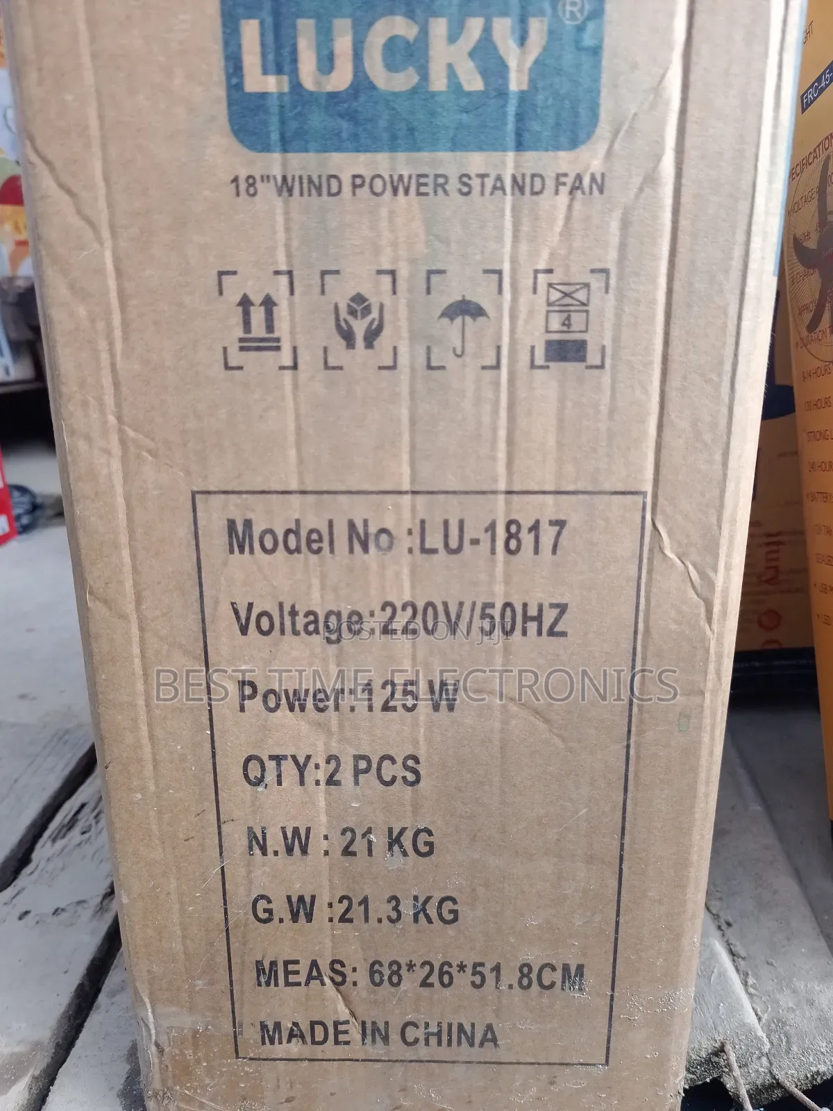Original 18" Always Lucky Stand Fan