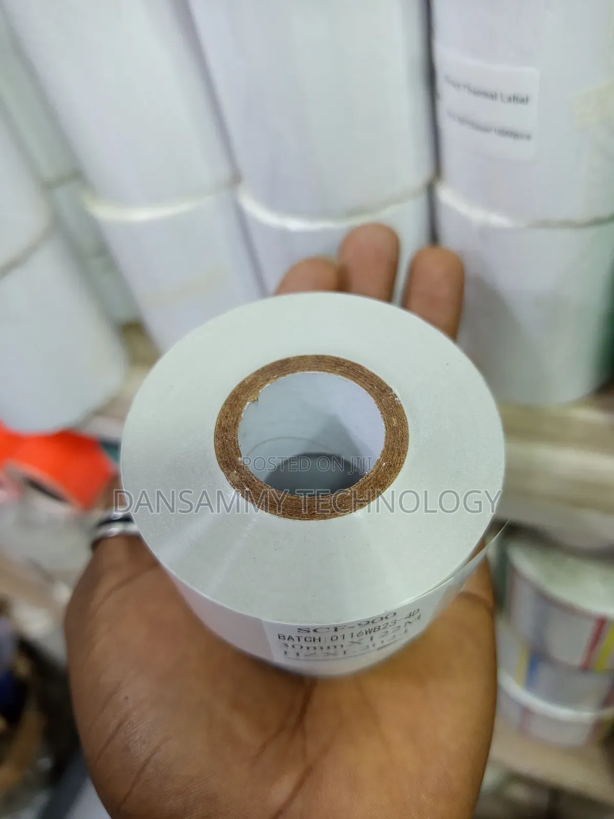 Codding Ribbon Tape 30*122mm White