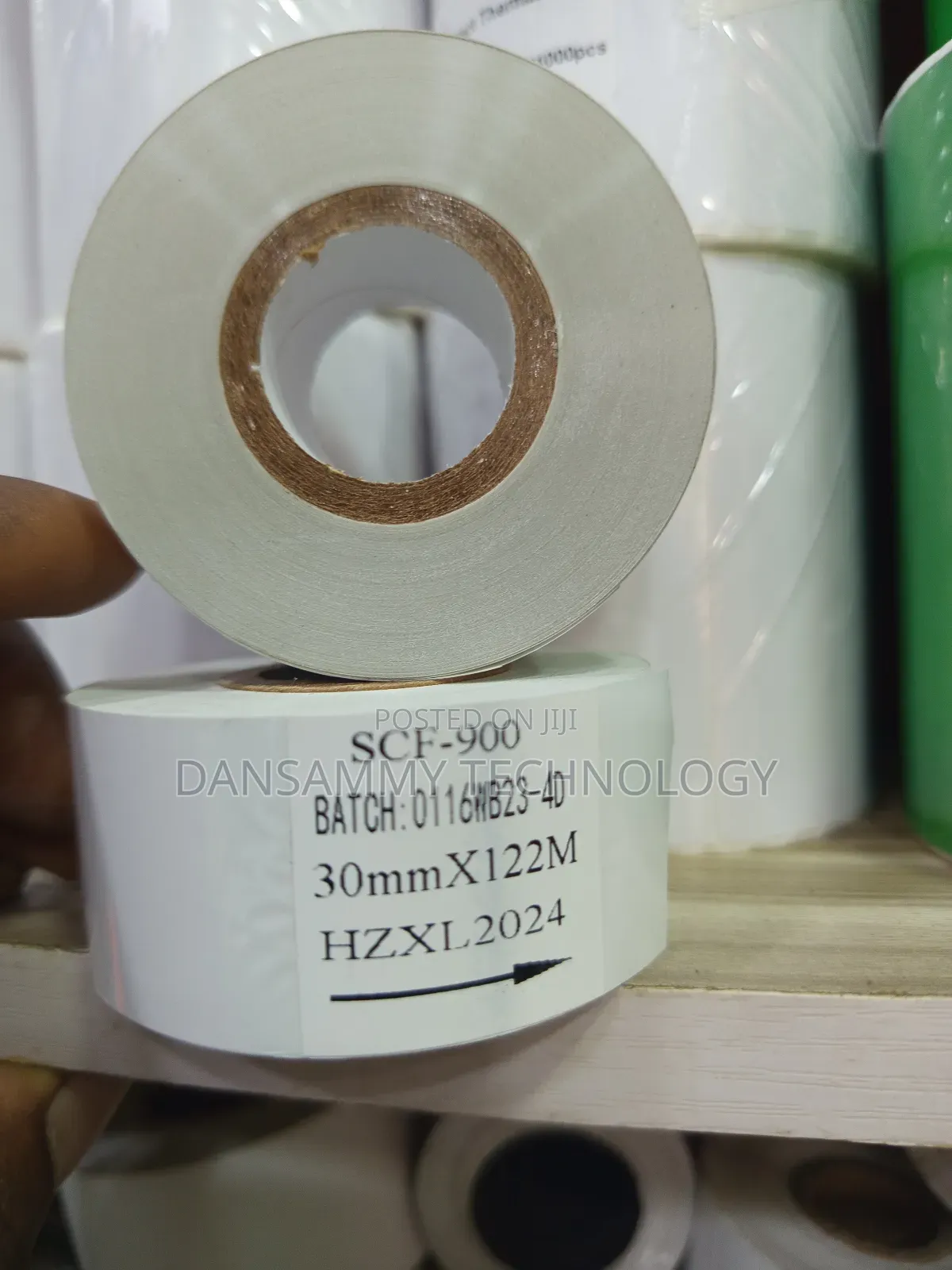 Codding Ribbon Tape 30*122mm White