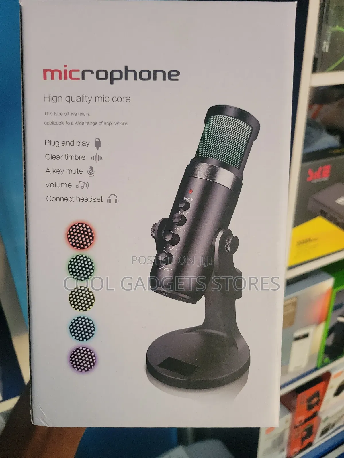 Pro Desktop Live Microphone and Podcast Microphone
