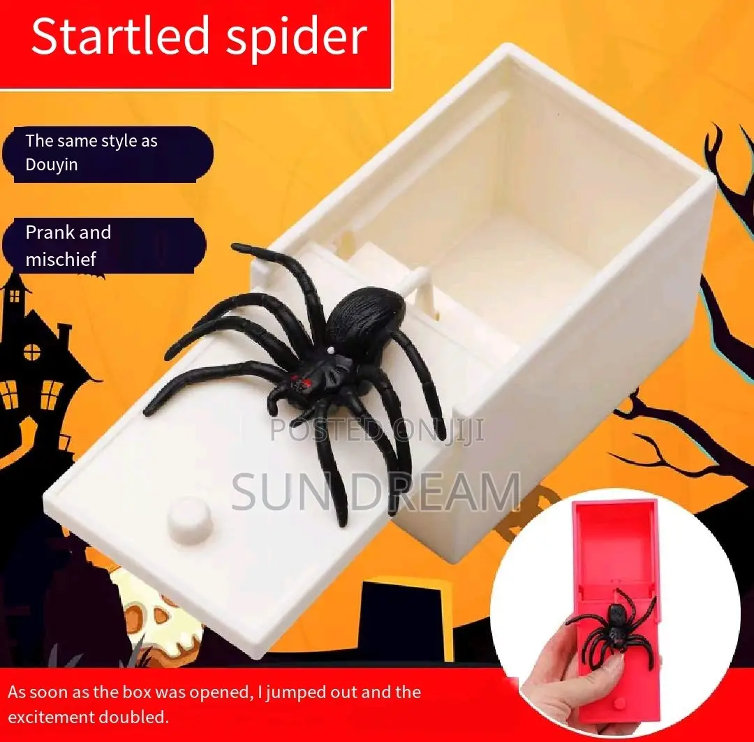 Spider Prank Box Scary Prank Toy Shocking Toy Snake