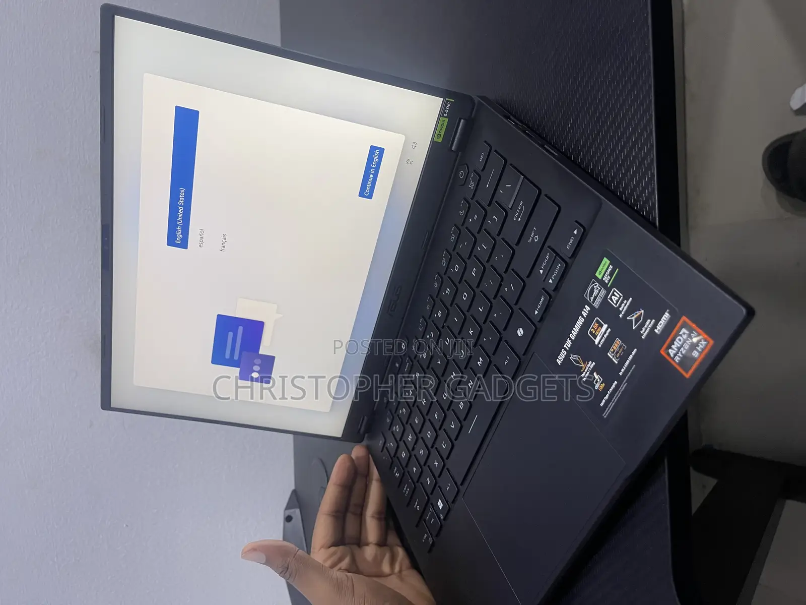 Laptop Asus TUF Gaming A15 16GB AMD Ryzen 9 SSD 1T