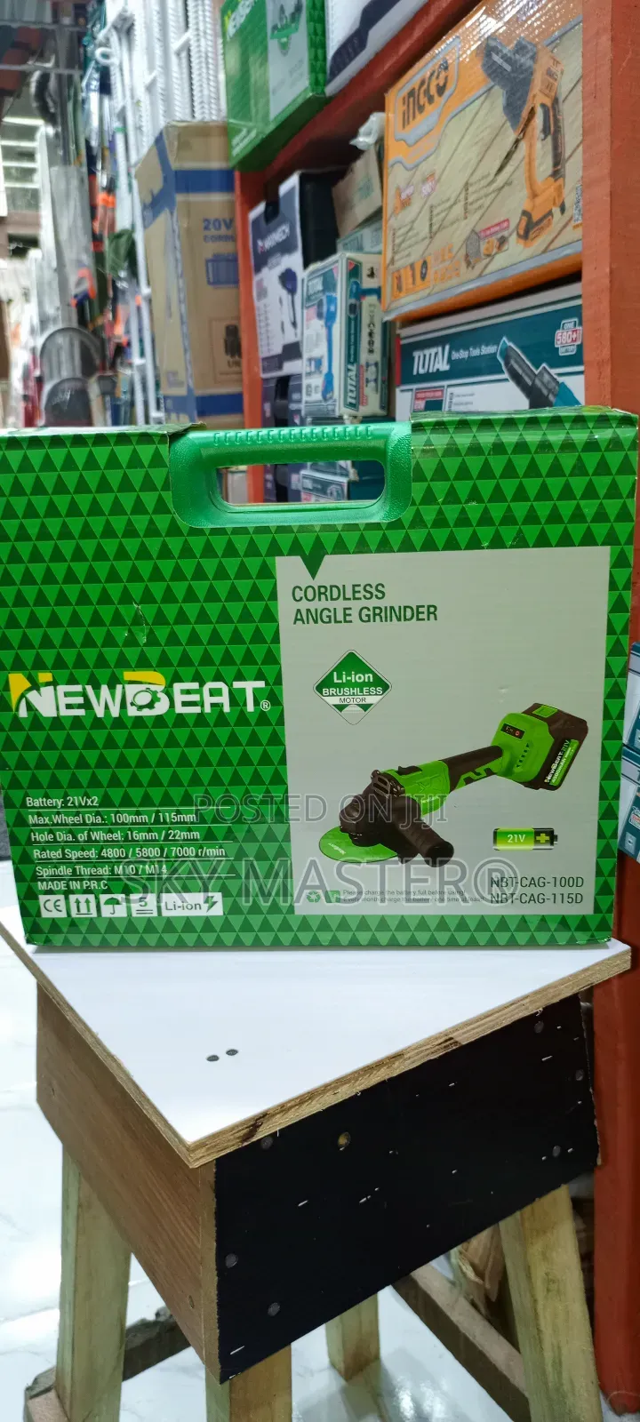 Newbeat Cordless Angle Grinder
