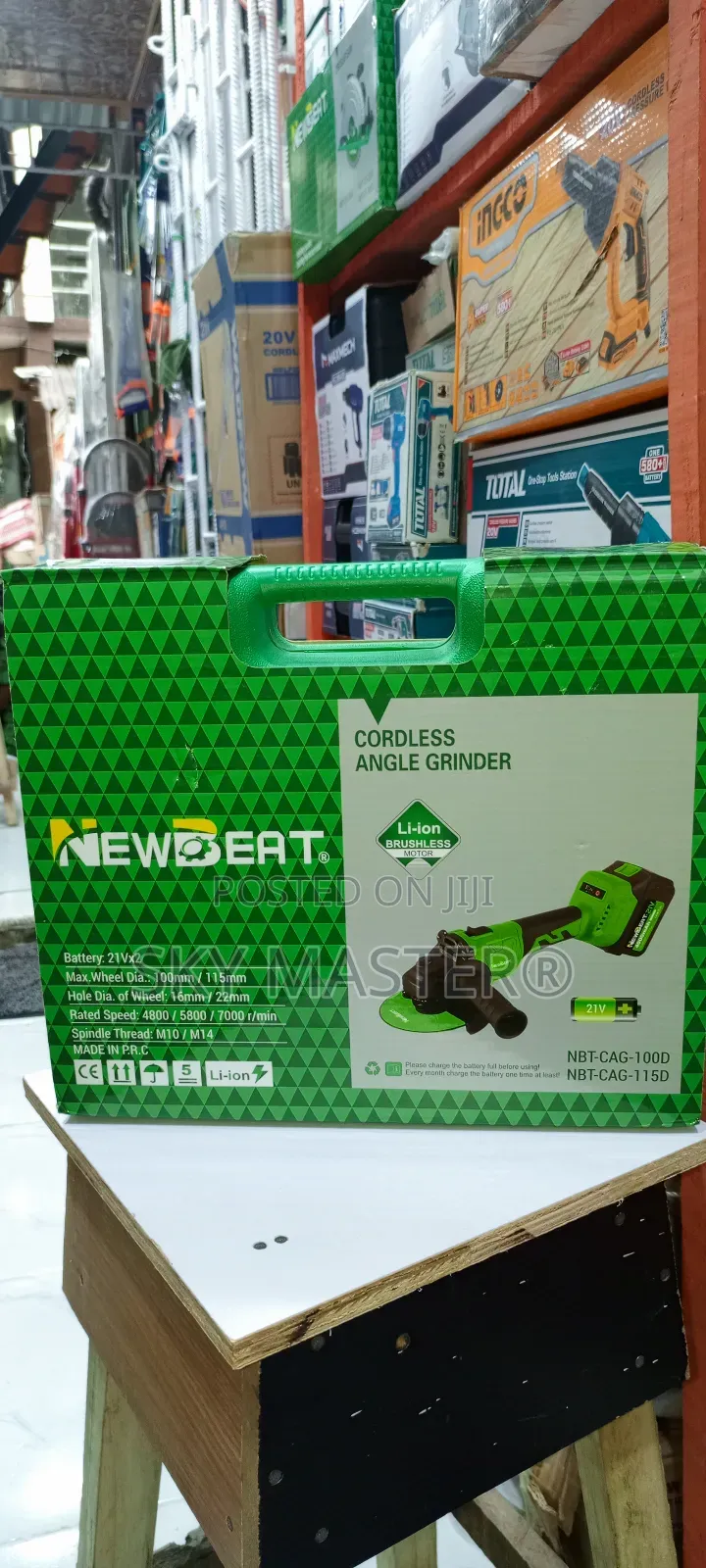 Newbeat Cordless Angle Grinder