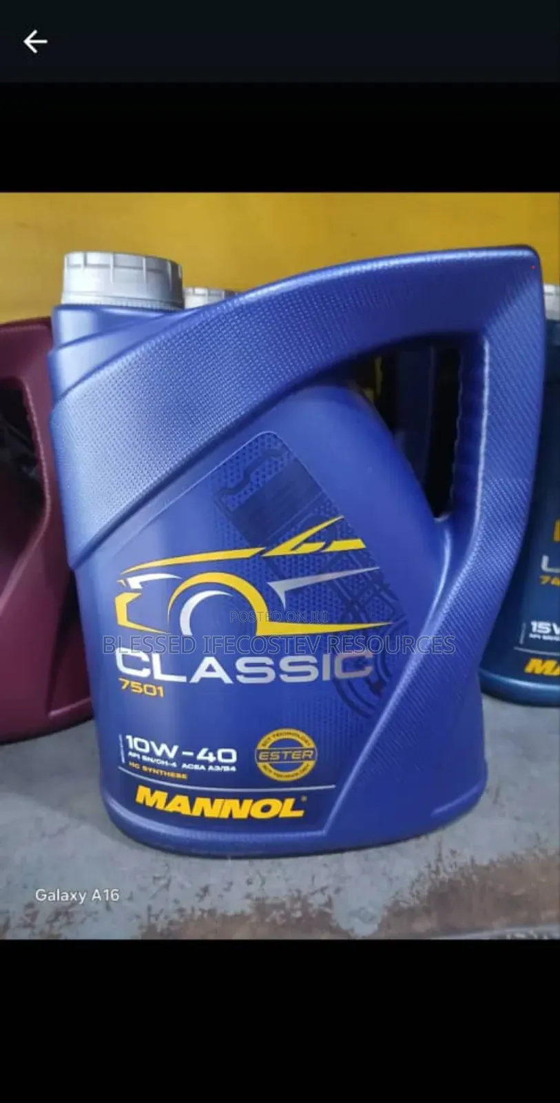 Mannol Engine Oil 10w40 5litres