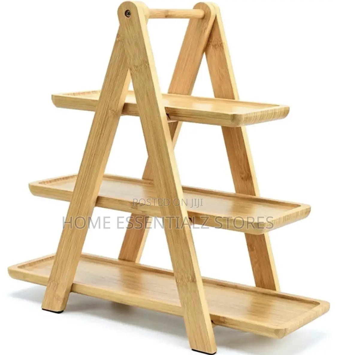All Wood Multifunctional 3-Tier Buffet Platter