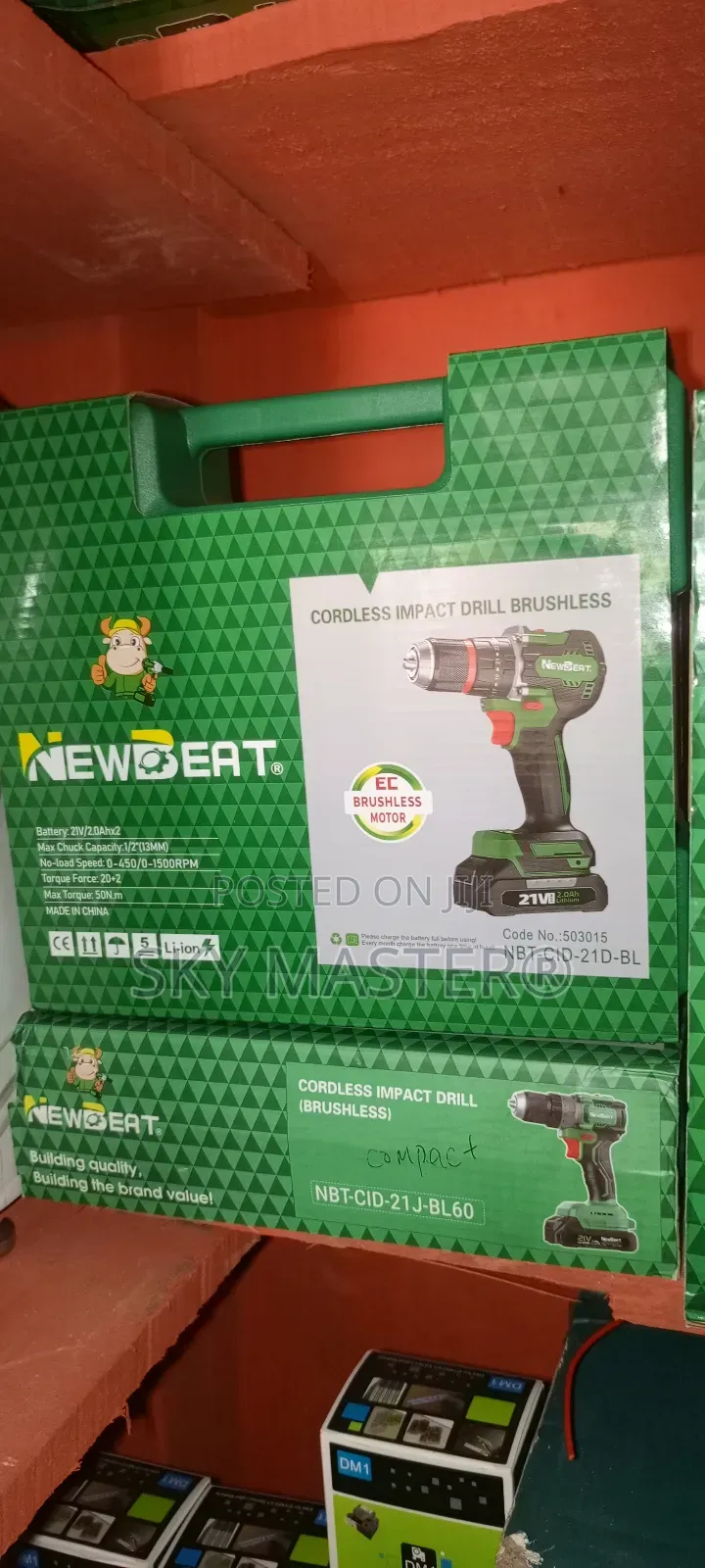 New Beat Cordless Brushless Impact Drill