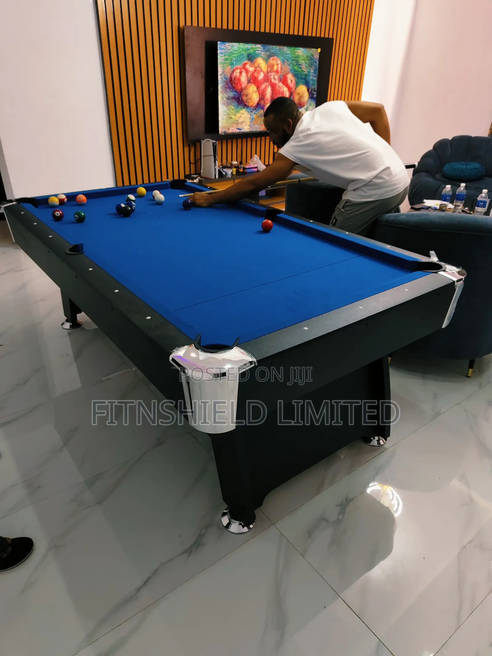7ft Foreign Snooker Board With Complete Paraphernalia