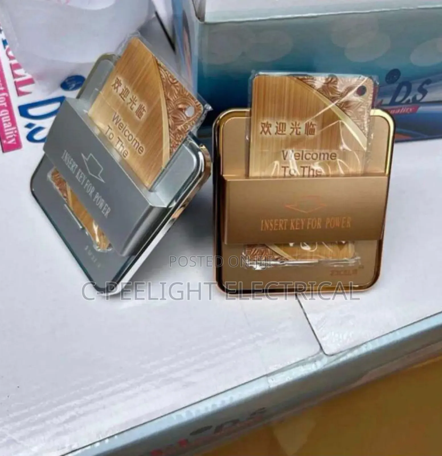 Silver and Gold Card Switch