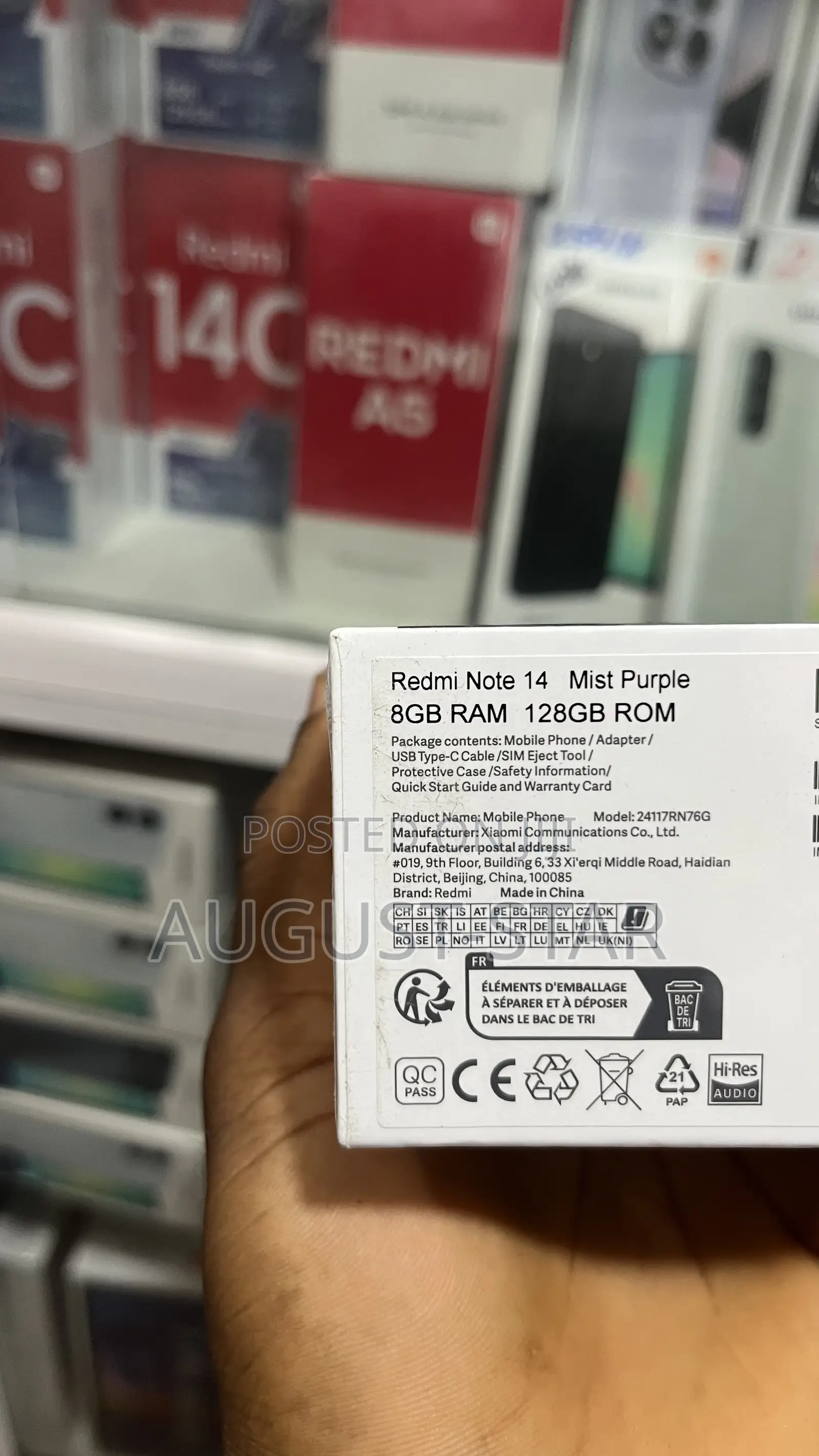New Xiaomi Redmi Note 14 128 GB Purple