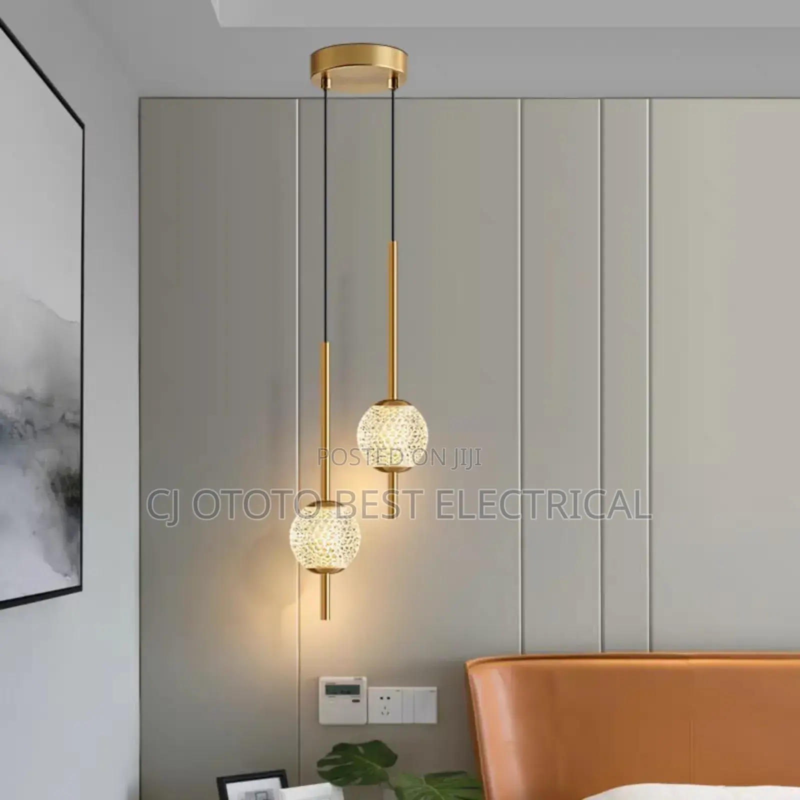 Double Hanging Bed Side Led Drop Light