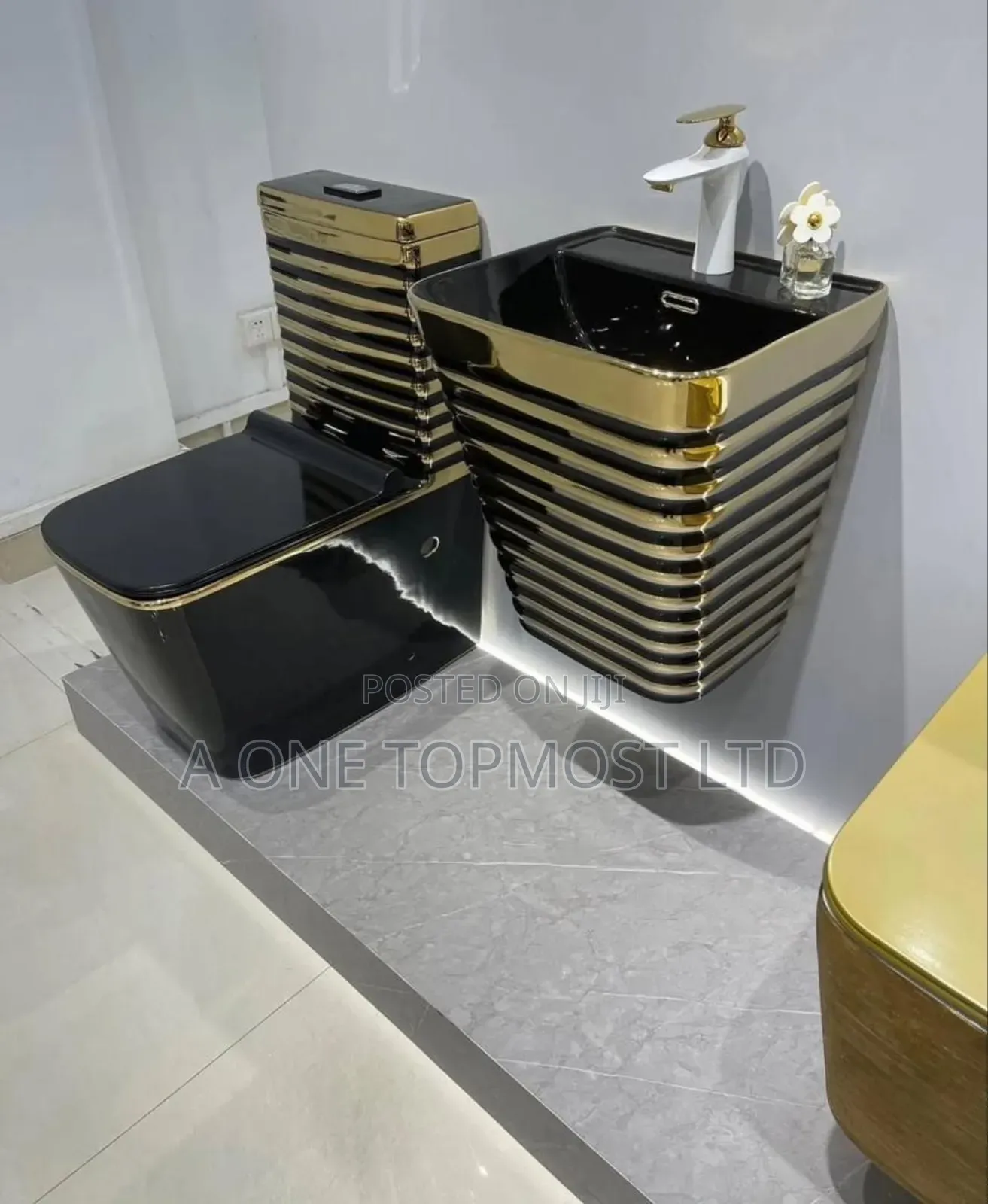 Luxury Gold Black Water System