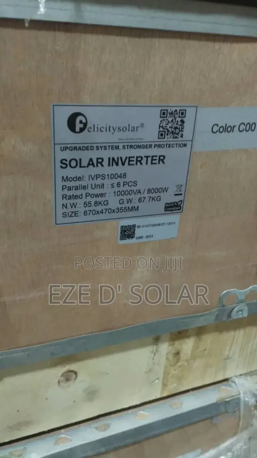 Ivps 10kva 48v Non-Hybrid Felicity Inverter