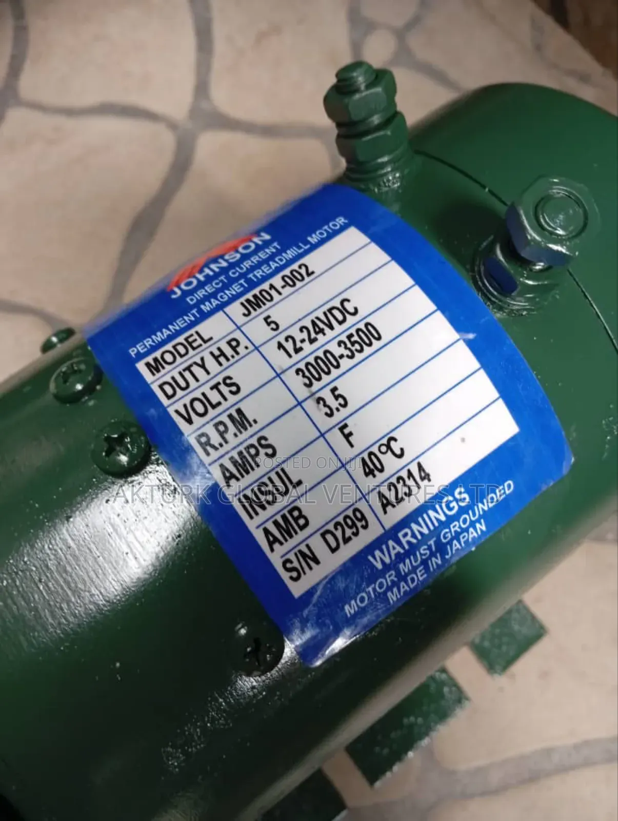 5 Hp Dc Motor 12/24v Copper Coin